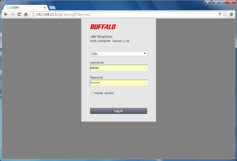 Buffalo Router [Login, Reset, Setup, Defaults] Techwarior