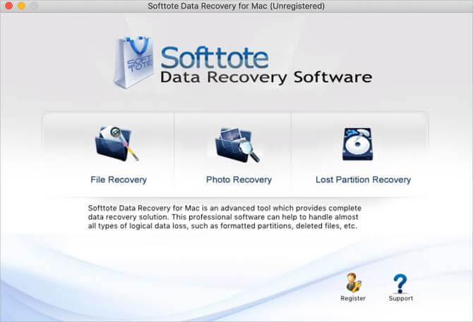 Recover your Mac files by using a data recovery software