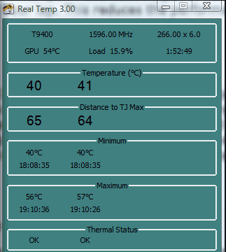 Real Temp - 10 Best CPU Temperature Monitor Tools for Windows