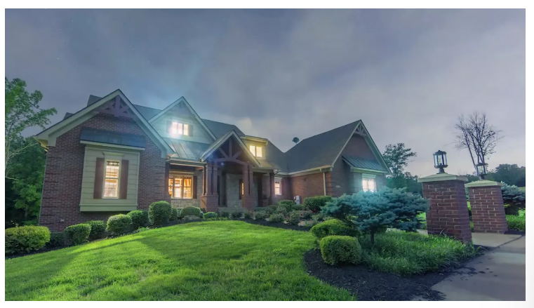 Turn on lights when you get home.