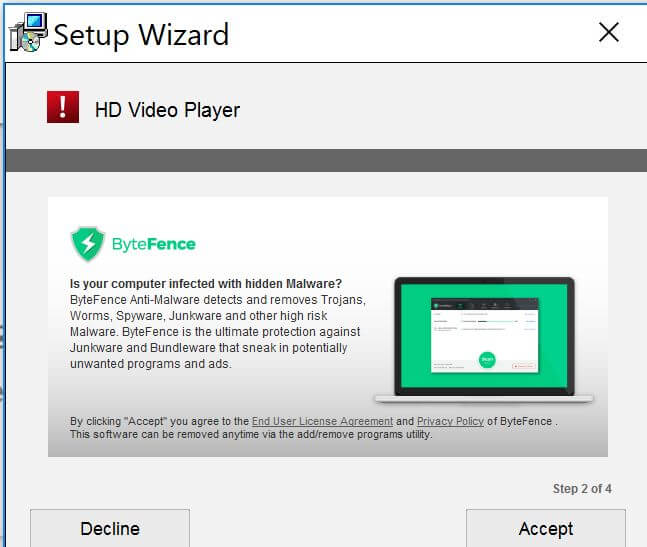 Uninstall anti-virus software from your device